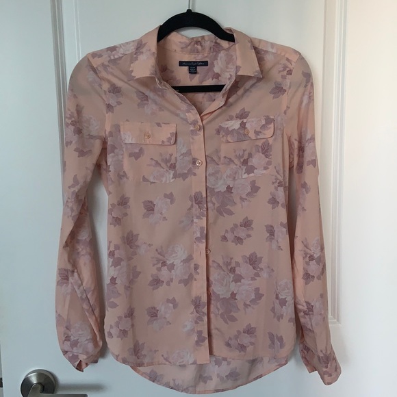 American eagle floral shirt - Picture 1 of 4